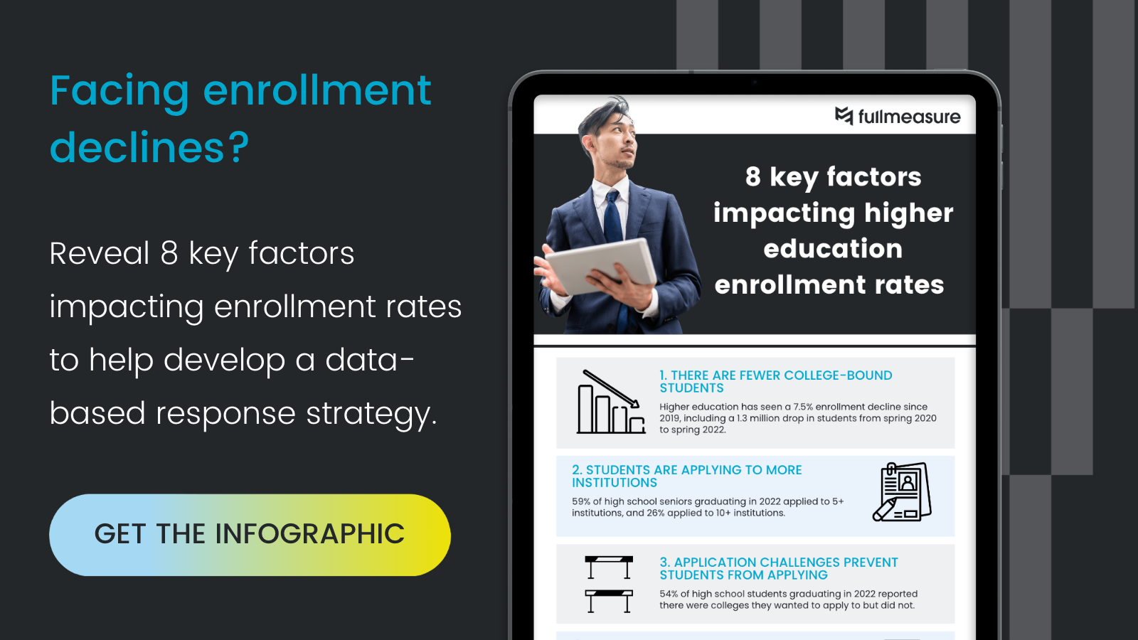 Ad - 8 enrollment factors infographic